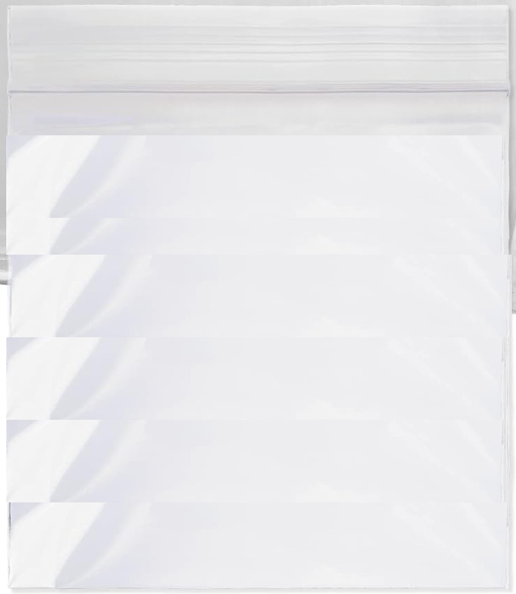 R44, CLEAR BAG 4X4, 1000/CASE, Relock,ziplock 4x4